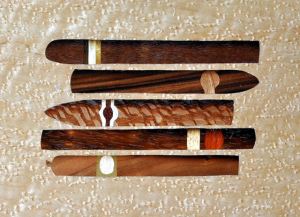 cigar marquetry inlay on a custom humidor