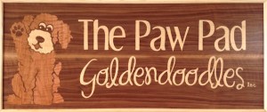 The Paw Pad Goldendoodles Business Logo
